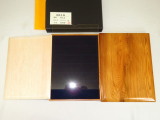 在銘/税所健一作屋久杉内蓋付将棋駒用傾斜七段保管用・展示用兼用高級平箱/UVカットアクリル内蓋紙箱付き/新品（KH372）